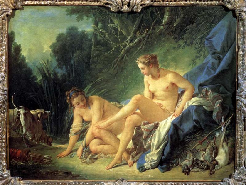 Francois Boucher Diana After Bathing France oil painting art